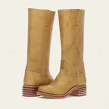 Retro Block-Heel Cowboy Boots
