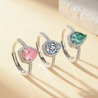 The Six-Claw Solitaire Crystal Ring — women’s Accessories, ENIGMAE