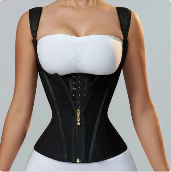 Retro Shapewear Top with Zipper results