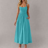 PocketFlow™ Ruffle Strap Pocket Dress