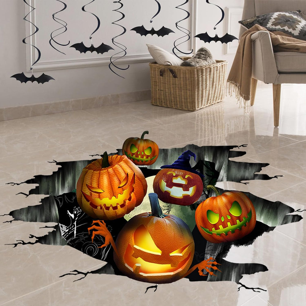 3D Halloween Floor Stickers