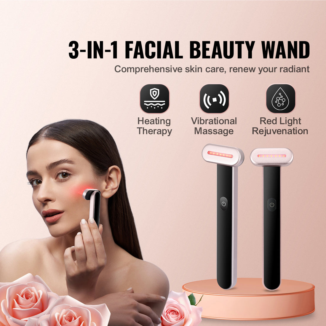 RayWand™ 7-Color Red Light Therapy Wand