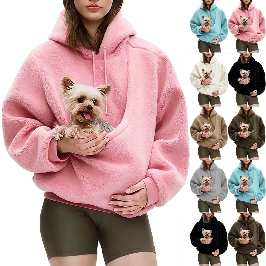 Pet Carrier Kangaroo Hoodie