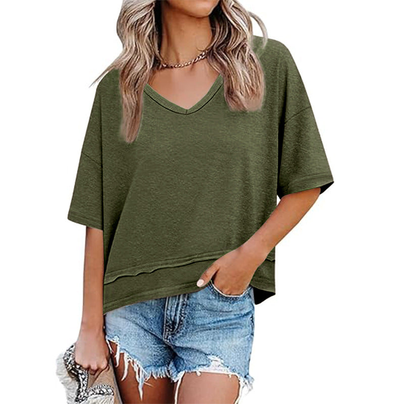 The V-Neck Sleeveless Tee — women’s Apparel, ENIGMAE