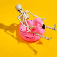 5Pcs Halloween Skeleton Decorations, Mini Posable Skeletons Halloween Decor for Halloween Decorations Indoor Outdoor