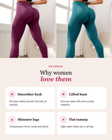 Why women love the 3D leggings: smoother look, lifted bum, slimmer legs, flat tummy