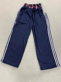 Vintage Striped High Waist Casual Pants