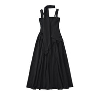 The Fitted Waist Pleated Maxi Dress — women’s Dress, ENIGMAE
