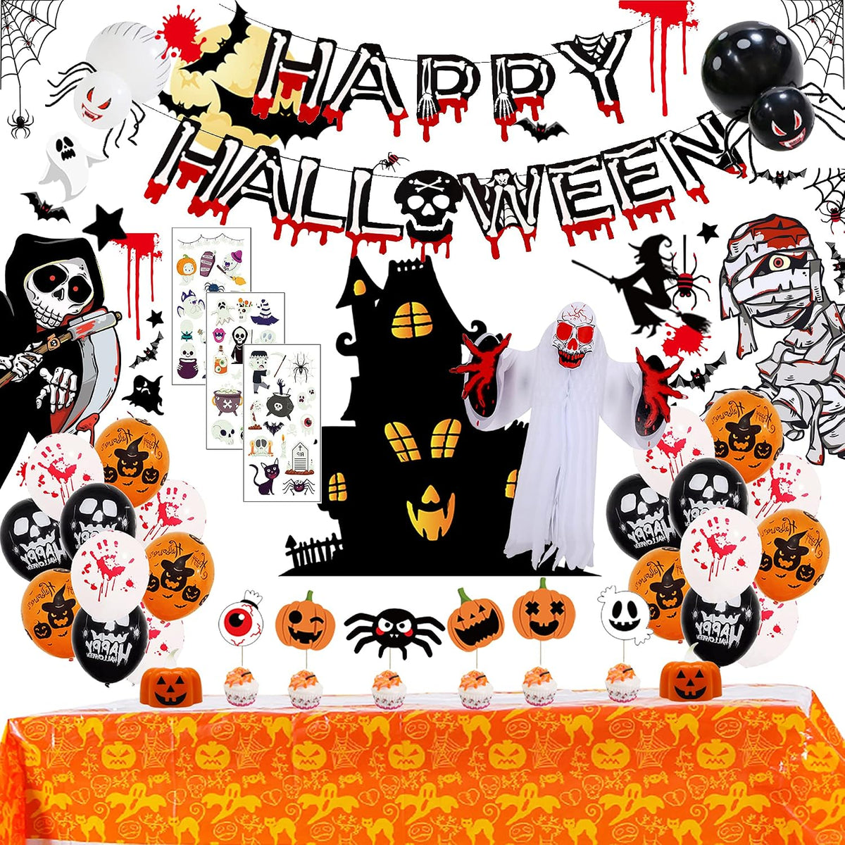 Halloween Party Decor Set