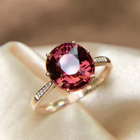 The Six-Claw Solitaire Crystal Ring — women’s Accessories, ENIGMAE