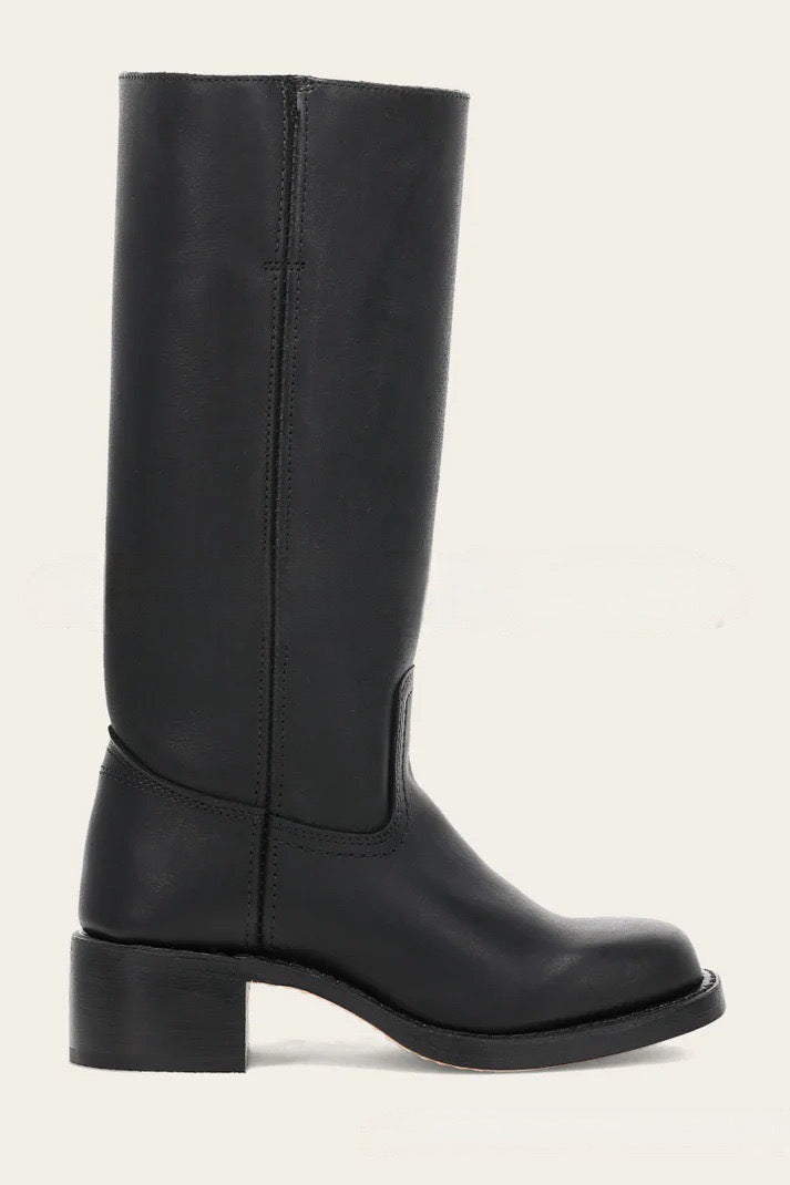 Womens Retro Cowboy Boots with Block Heel