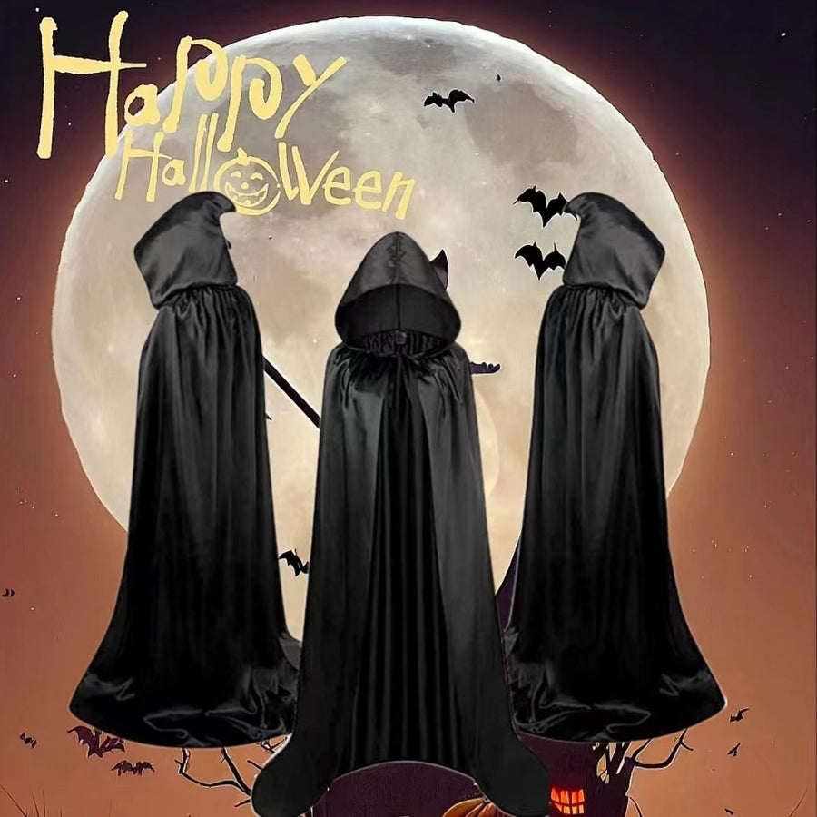 Hooded Halloween Wizard Cloak