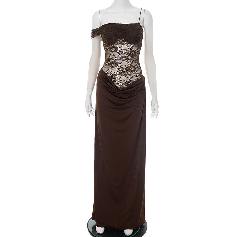 The Solid Color Spaghetti Strap Dress — women’s Dress, ENIGMAE