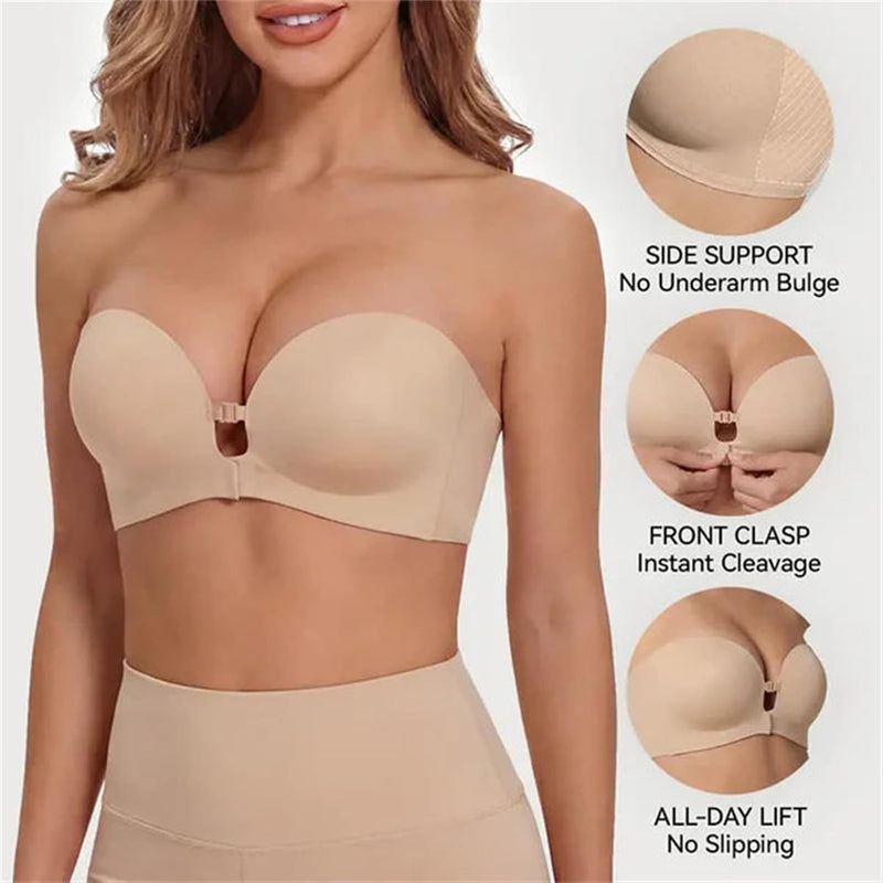 Convertible Strapless Push Up Bra