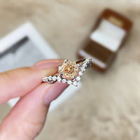 The Six-Claw Solitaire Crystal Ring — women’s Accessories, ENIGMAE