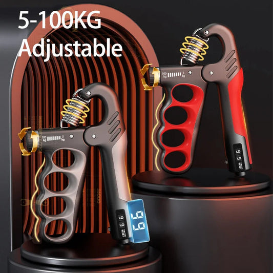 5-60/100/150kg Grip Strength Gym Wrist Expander Hand Strengthener Adjustable Muscle Recovery Fitness Hand Strength Exercise — ENIGMAE 4K