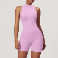 FlexZip™ Backless Yoga Bodysuit Shorts