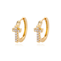 AuraHoop™ Gold Stainless Steel Hoop Earrings