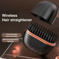 Mini Cordless Portable Hair Straightening Comb