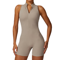 FlexZip™ Backless Yoga Bodysuit Shorts