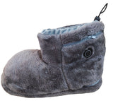 Chaussons chauffants électriques en peluche USB