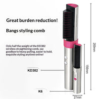 SmoothWave™ Wireless Ionic Hair Straightener