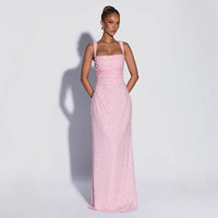 The Sequined Sleeveless Tube Top Dress — women’s Dress, ENIGMAE