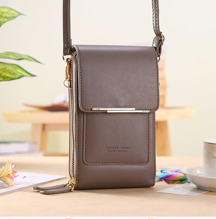 The Touchscreen Crossbody Phone Bag — women’s Accessories, ENIGMAE