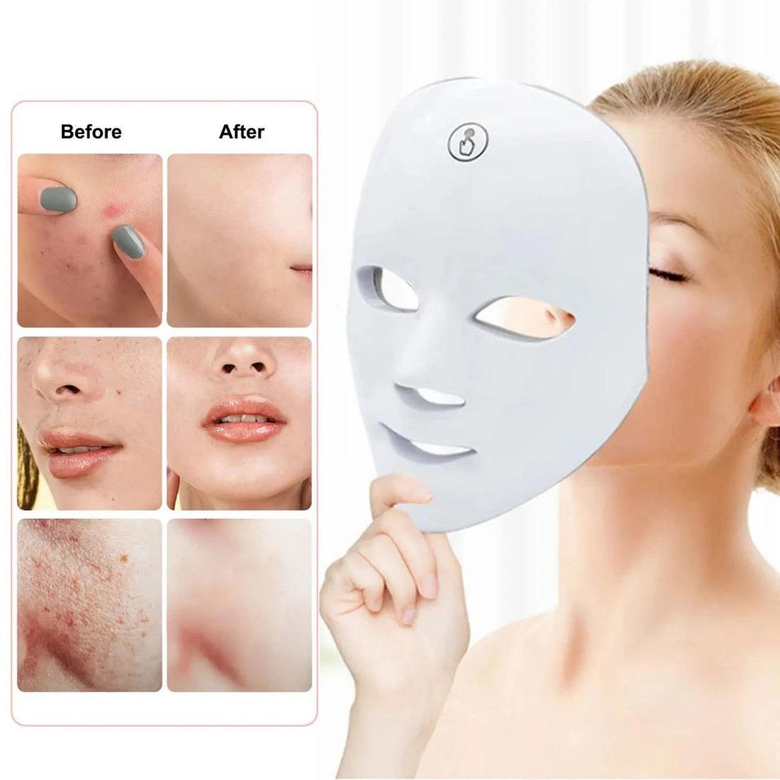 PhotonAura™ 7-Color LED Face & Neck Mask
