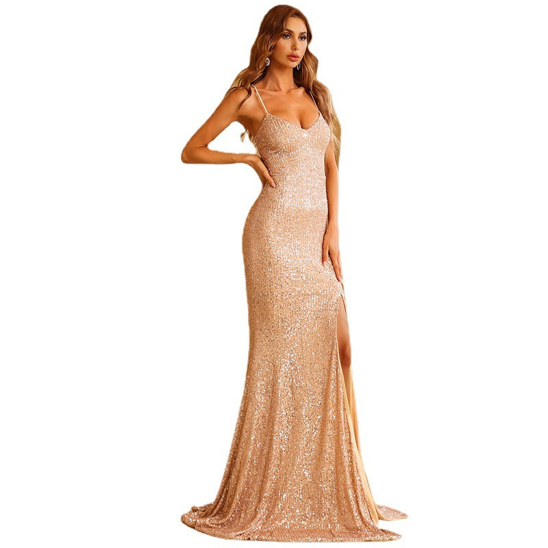 Noelle Backless Prom Evening Gown