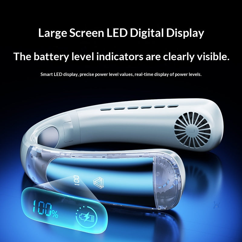 CoolNeck™ Wearable Digital Neck Fan