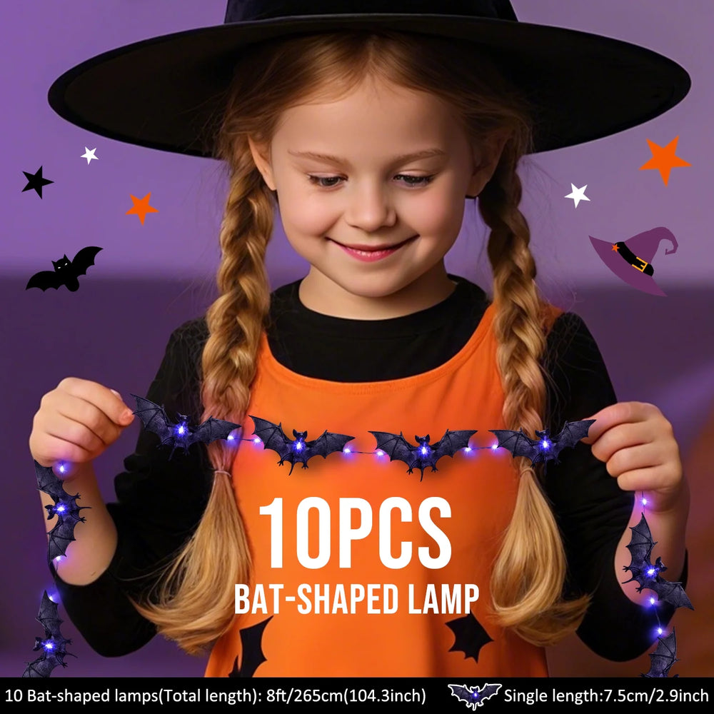 Halloween Bat String Lights