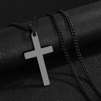 The Layered Pearl & Cross Necklace — women’s Accessories, ENIGMAE