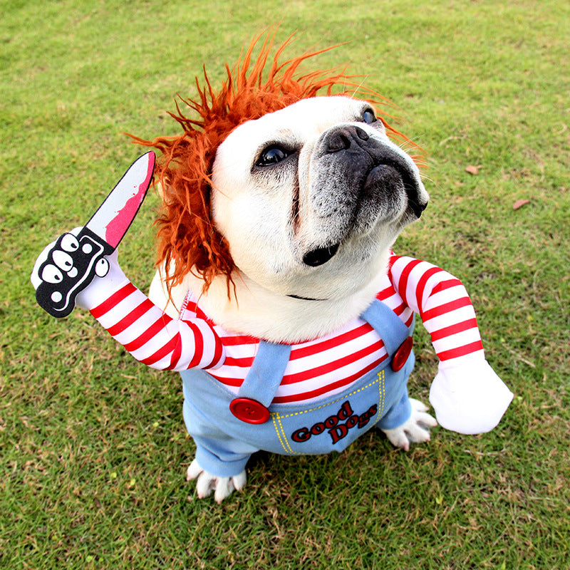 Striped Halloween Pet Costume
