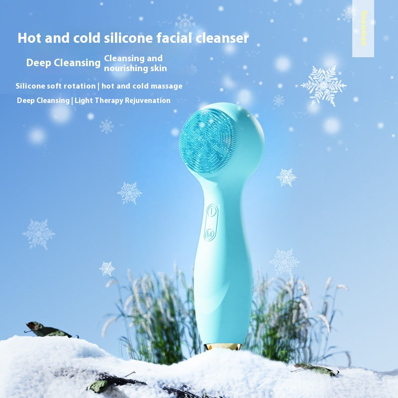 DualGlow™ Red & Blue Hot-Cold Facial Cleanser