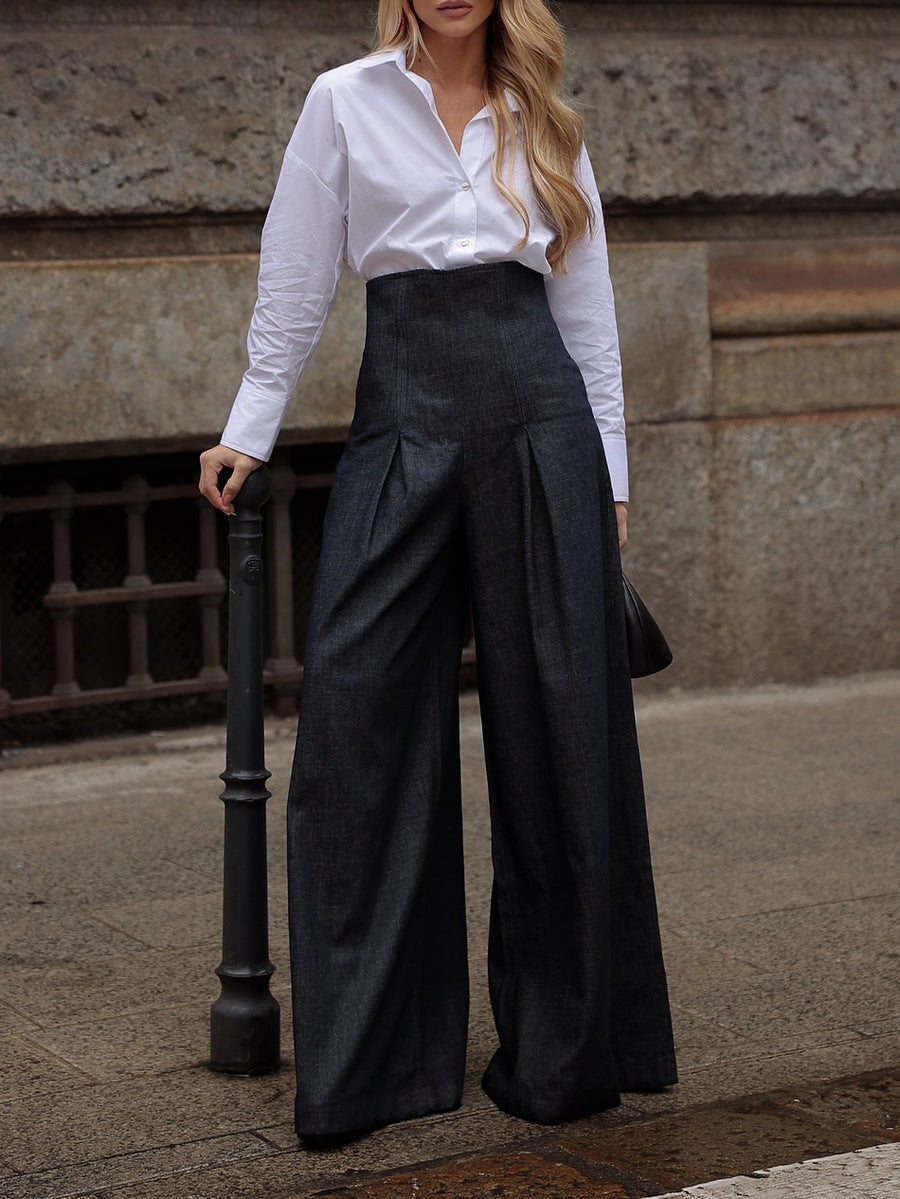 The High-Waist Wide-Leg Jeans