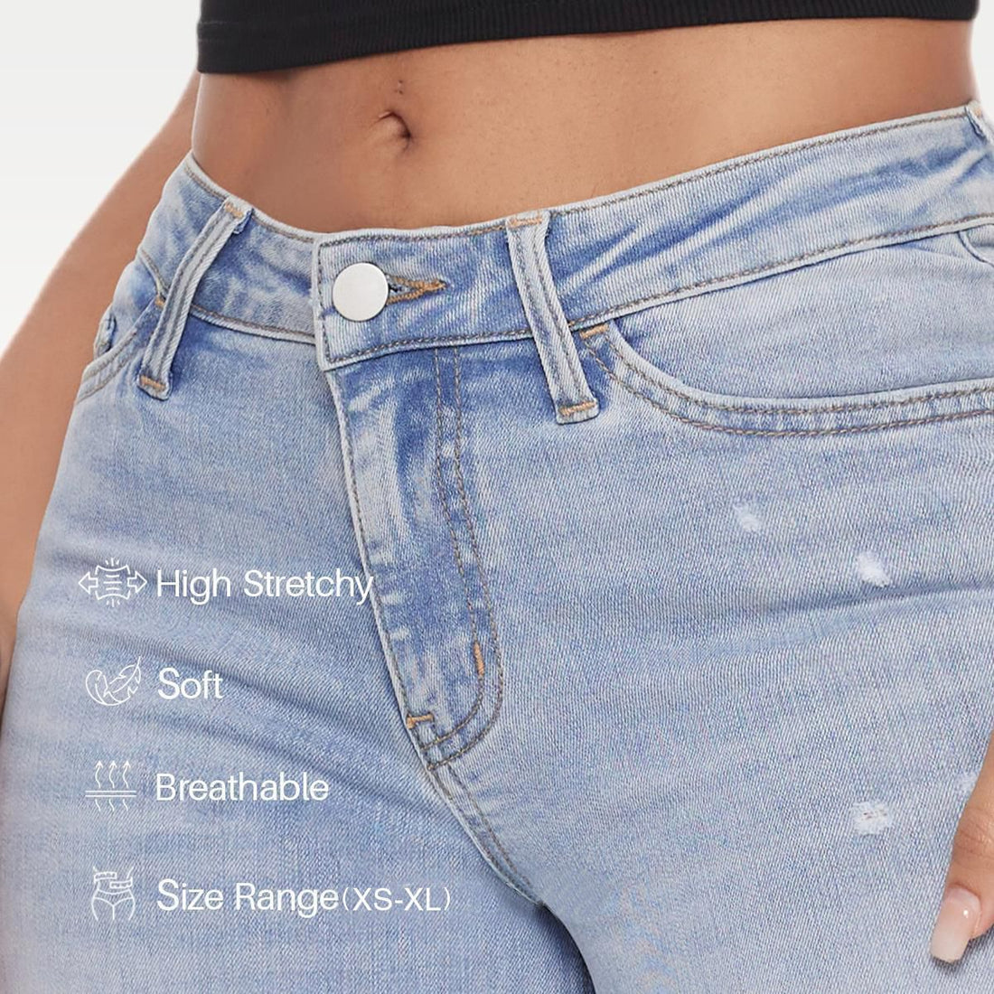 High Waisted Wide Leg Jeans