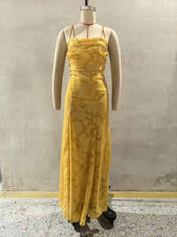 The Lace Backless Evening Dress — women’s Dress, ENIGMAE