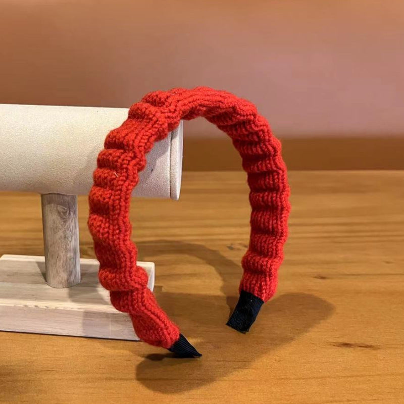 Retro Woolen Hair Headband