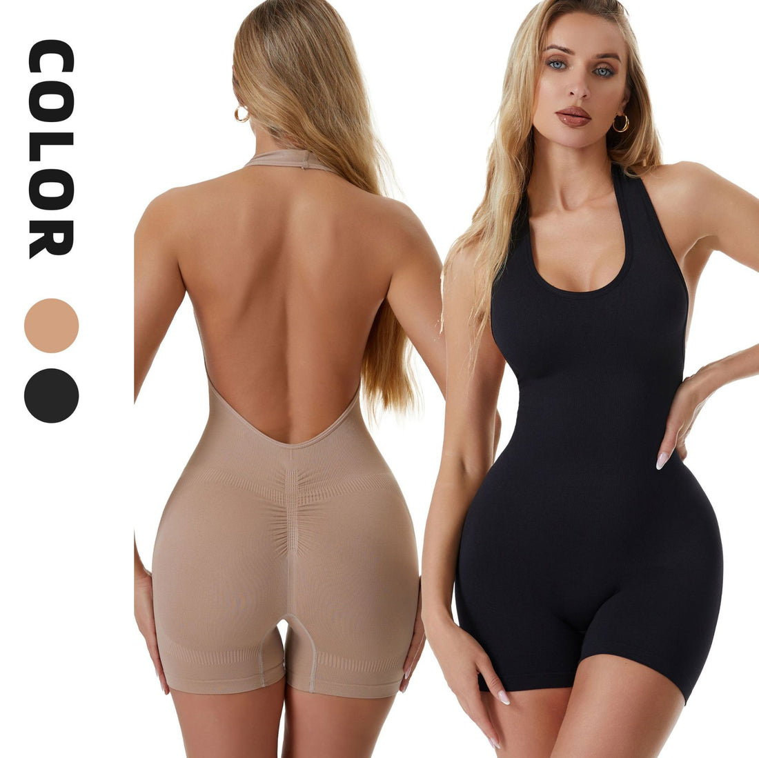 FlexSculpt™ Backless Yoga Shapewear Bodysuit