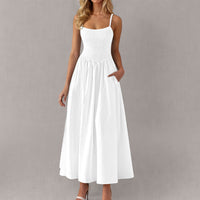 PocketFlow™ Ruffle Strap Pocket Dress