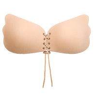 Silicone Drawstring Push-Up Wing Bra Invisible Self-Adhesive Breast Patch