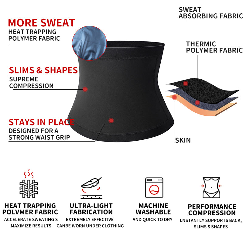Men's Sauna Waist Trainer Belt