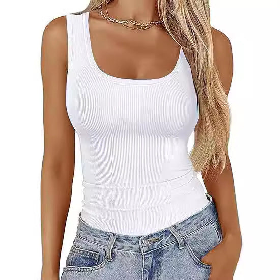 The Ribbed Tank Top — women’s Apparel, ENIGMAE