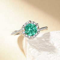 The Six-Claw Solitaire Crystal Ring — women’s Accessories, ENIGMAE