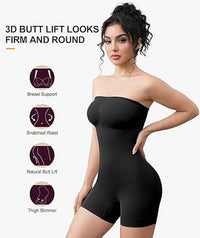 BareBand™ Off-Shoulder Bandeau Shapewear Bodysuit