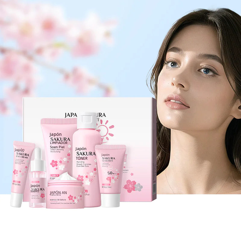 Cherry blossom 6-piece skincare set - image 2