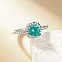 The Six-Claw Solitaire Crystal Ring — women’s Accessories, ENIGMAE