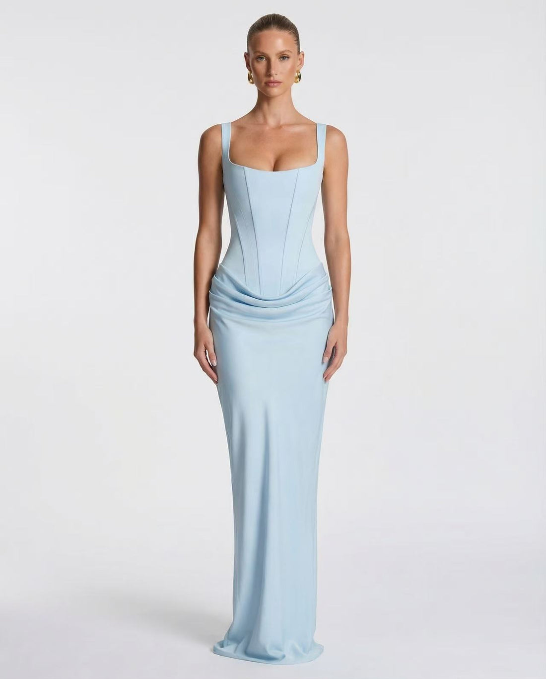 The Sleeveless Backless Bodycon Long Dress — women’s Dress, ENIGMAE
