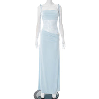 The Solid Color Spaghetti Strap Dress